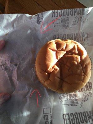 Found a hair in my burger