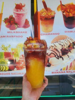 Chamango on a hot day!