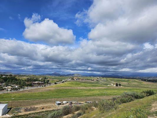 Valley views from Bella Vista Winery