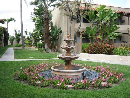 FOUNTAIN in our tropical garden setting.