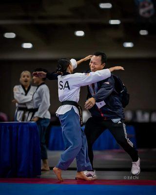 Winning  @ 2022 USA TKD National Championship