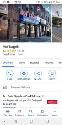 Hot bagels