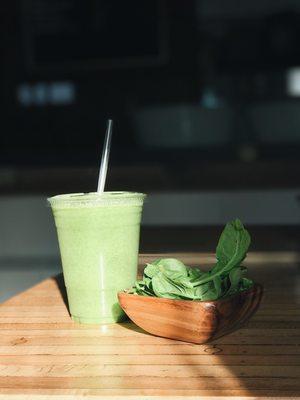 Something Green smoothie! Dairy Free + Gluten Free + Organic, always!