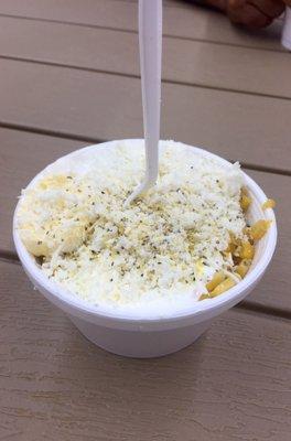 Small corn in a cup ($2.50)