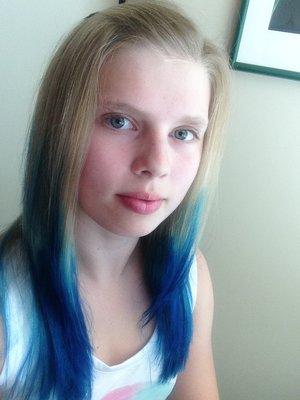 Blue hair!