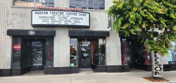 Exterior Hudson Theatres Hollywood Theatre Row