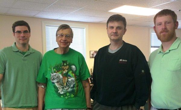 St. Patrick's Day at NESC Staffing in Woburn, MA!