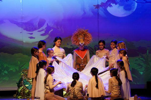 Students performing in our Spring Musical.