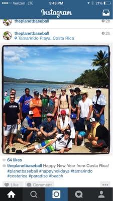 Plant Baseball "Winter Trip 2014" Costa Rica.