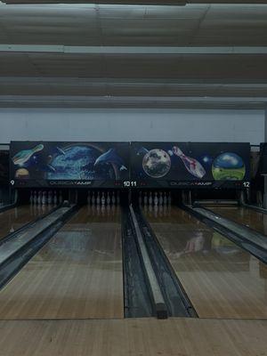 Downstairs Bowling Area