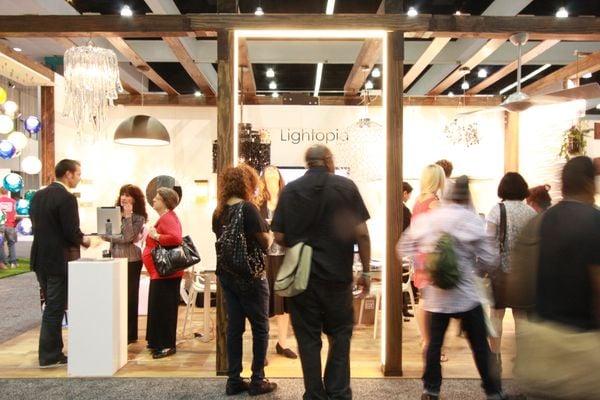 Lightopia booth at Dwell on Design!!