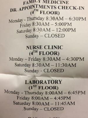 Lab hours. 10-20-12