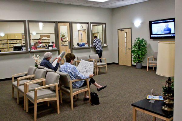 Reception area