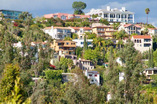 Hollywood Hills homes