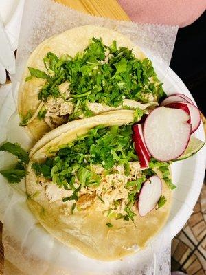 Chicken tacos