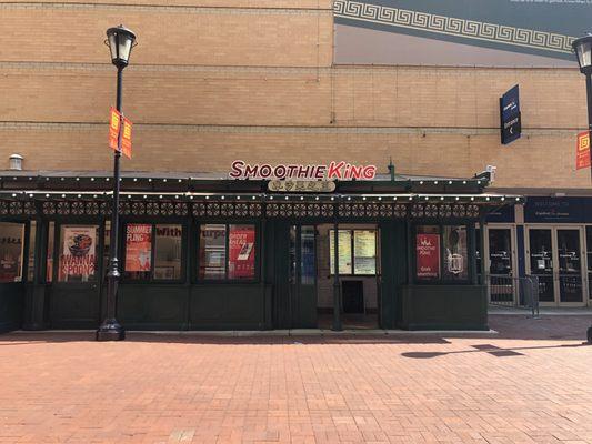 Smoothie King Exterior - Free standing unit outside of Capital One Area. Very cool 'Chinatown-inspired' architecture!