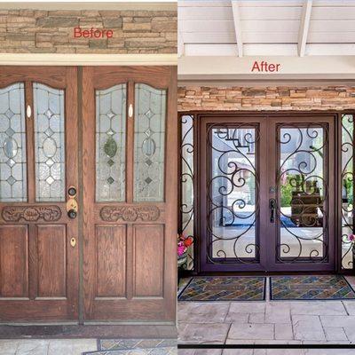 Traditional French Entry Door