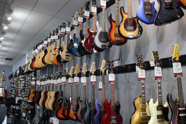 Guitars by PRS, Guild, Ibanez, ESP, Takamine, Vintage, Music Man, Sterling