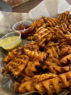 Sweet potato waffle fries