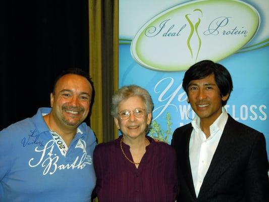 Ruth, Dr. Tran and Chef Verati.