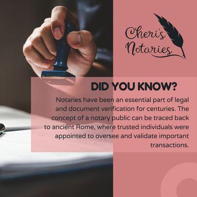 When it comes to notary services in Southern California, look no further than Cheri's Notaries.