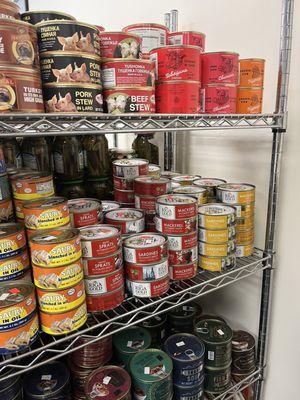 Canned meats