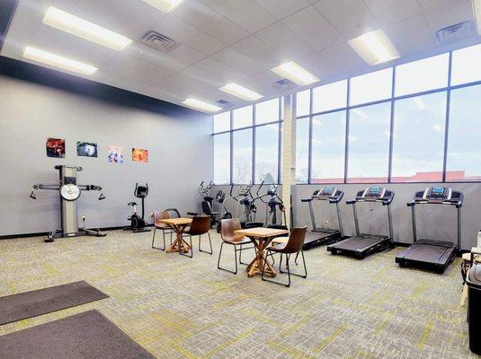 Gym/Fitness area at University Business Center