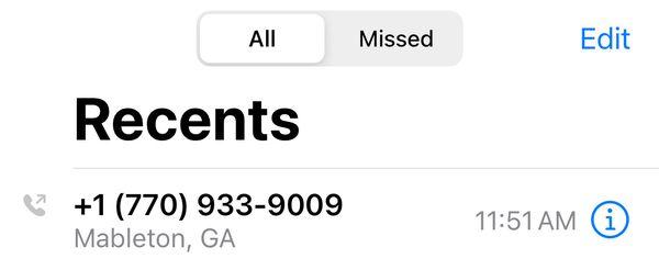 Calling Kathleen back even though the appointment is at 12 noon.