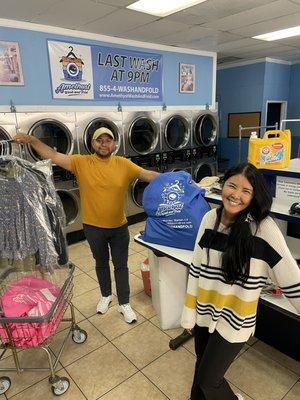 Team OCMobileLaundry.com is doing YOUR laundry!