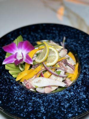 Octopus ceviche