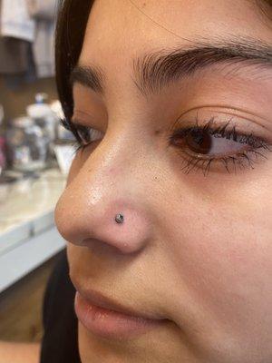 Nostril piercing