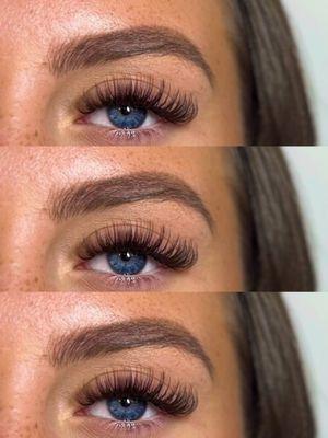 BeautyX 3D volume wispy lash extensions