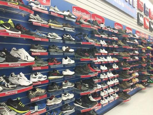 The large selection of air Jordans