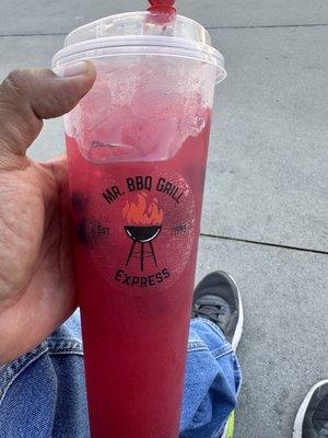 Triple berry lemonade