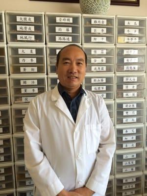 Dr. Fuli Liu, L.Ac,O.M.D., Ph.D.   He has been an acupuncture doctor in the U.S. for over 15 years with prior experience in China.