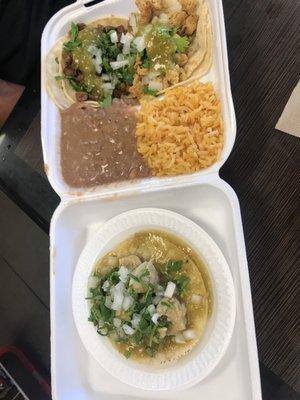 2 taco plate