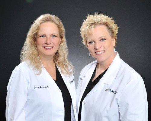 Dr. Jamie Walraven and Linda Faulkner, FNP-C