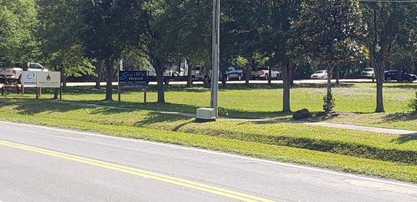 View from Agricultural Ctr Drive