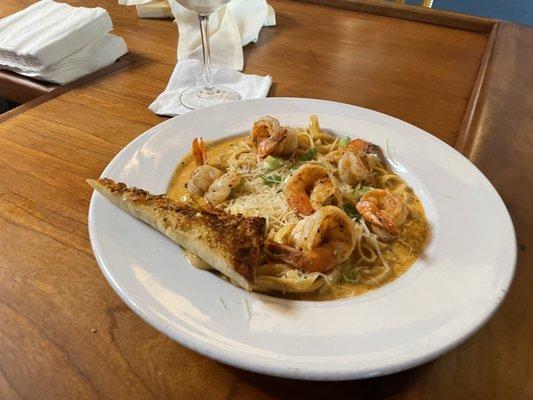 Cajun shrimp pasta