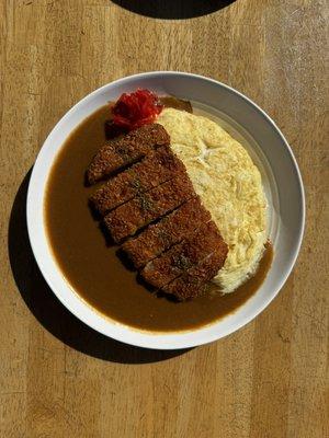 Pork Katsu Curry Omelette