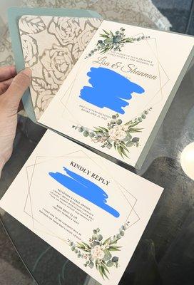 Wedding invitations!