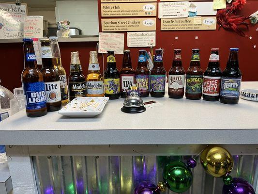 Beer selection