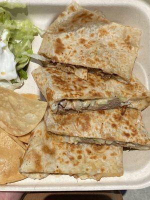 Carnitas quesadillas