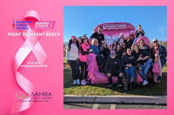 We had such an amazing time at the 2023 Making Strides Against Breast Cancer of Point Pleasant Beach, NJ Walk!