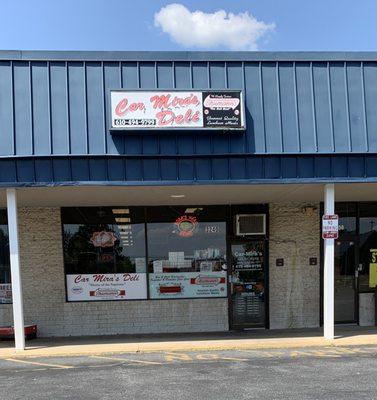 Storefront in the shopping plaza