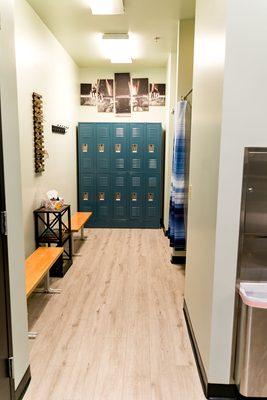 Men's Locker Room with Showers