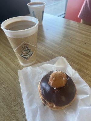 Donut with coffee