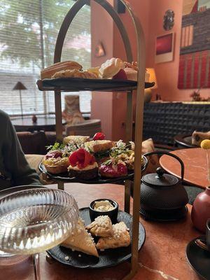 Vegan tea service