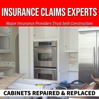 Working with most major insurance companies, we are experts in helping you with your claim.