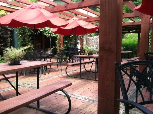 The patio is great!